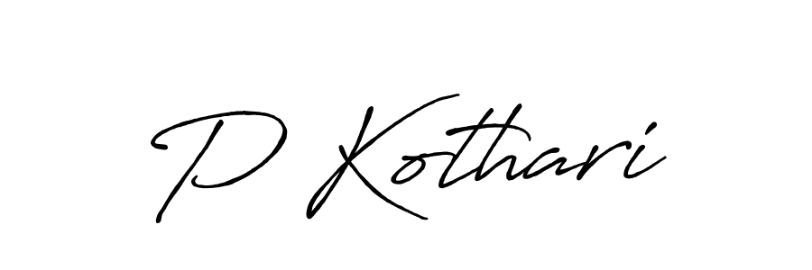 It looks lik you need a new signature style for name P Kothari. Design unique handwritten (Antro_Vectra_Bolder) signature with our free signature maker in just a few clicks. P Kothari signature style 7 images and pictures png