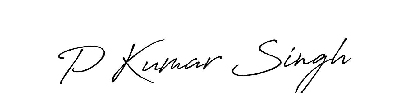 Make a short P Kumar Singh signature style. Manage your documents anywhere anytime using Antro_Vectra_Bolder. Create and add eSignatures, submit forms, share and send files easily. P Kumar Singh signature style 7 images and pictures png