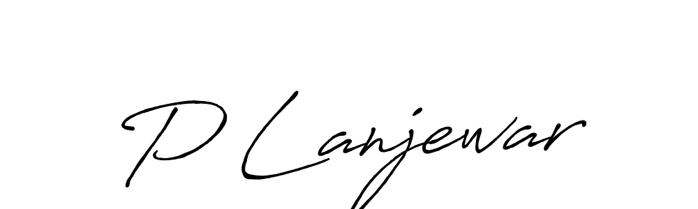 How to Draw P Lanjewar signature style? Antro_Vectra_Bolder is a latest design signature styles for name P Lanjewar. P Lanjewar signature style 7 images and pictures png