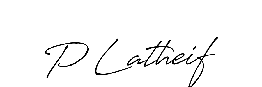 How to make P Latheif signature? Antro_Vectra_Bolder is a professional autograph style. Create handwritten signature for P Latheif name. P Latheif signature style 7 images and pictures png