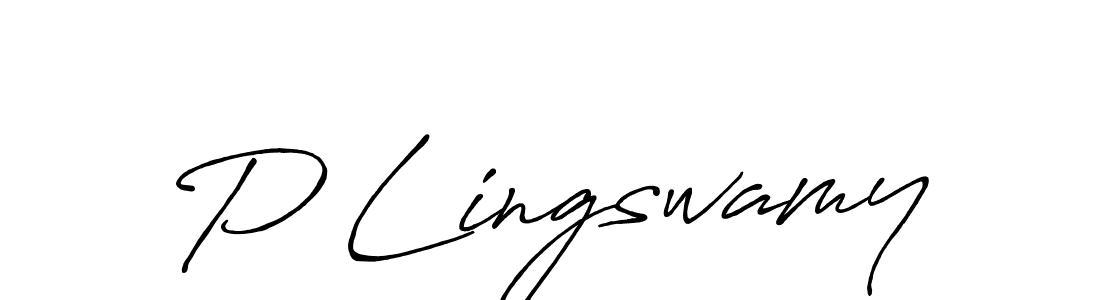 Make a beautiful signature design for name P Lingswamy. Use this online signature maker to create a handwritten signature for free. P Lingswamy signature style 7 images and pictures png