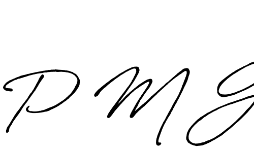 Best and Professional Signature Style for P M G. Antro_Vectra_Bolder Best Signature Style Collection. P M G signature style 7 images and pictures png