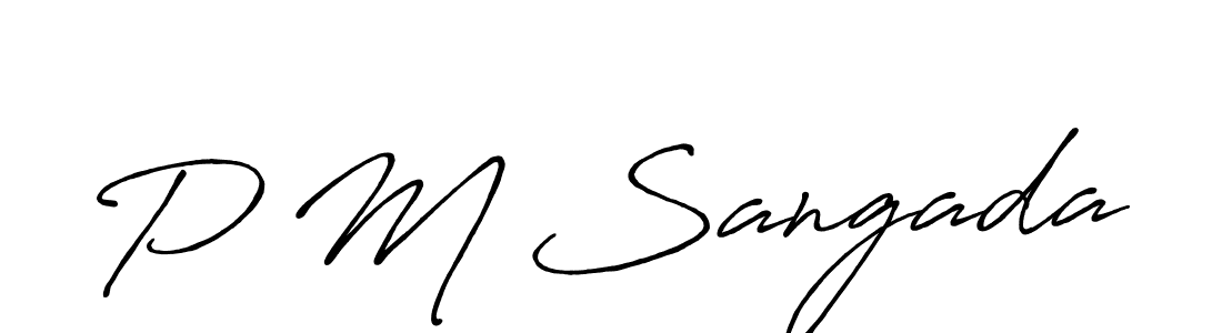 Here are the top 10 professional signature styles for the name P M Sangada. These are the best autograph styles you can use for your name. P M Sangada signature style 7 images and pictures png