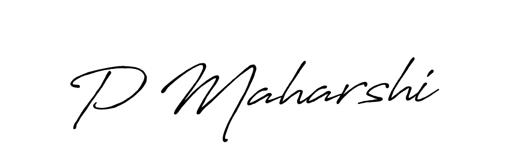 The best way (Antro_Vectra_Bolder) to make a short signature is to pick only two or three words in your name. The name P Maharshi include a total of six letters. For converting this name. P Maharshi signature style 7 images and pictures png