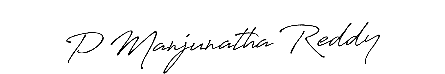 Once you've used our free online signature maker to create your best signature Antro_Vectra_Bolder style, it's time to enjoy all of the benefits that P Manjunatha Reddy name signing documents. P Manjunatha Reddy signature style 7 images and pictures png