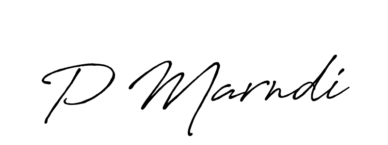 Also You can easily find your signature by using the search form. We will create P Marndi name handwritten signature images for you free of cost using Antro_Vectra_Bolder sign style. P Marndi signature style 7 images and pictures png