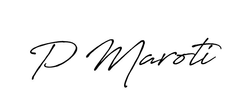Once you've used our free online signature maker to create your best signature Antro_Vectra_Bolder style, it's time to enjoy all of the benefits that P Maroti name signing documents. P Maroti signature style 7 images and pictures png