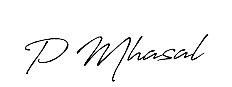 Make a beautiful signature design for name P Mhasal. Use this online signature maker to create a handwritten signature for free. P Mhasal signature style 7 images and pictures png