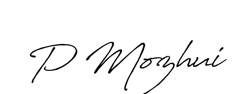 Antro_Vectra_Bolder is a professional signature style that is perfect for those who want to add a touch of class to their signature. It is also a great choice for those who want to make their signature more unique. Get P Mozhui name to fancy signature for free. P Mozhui signature style 7 images and pictures png