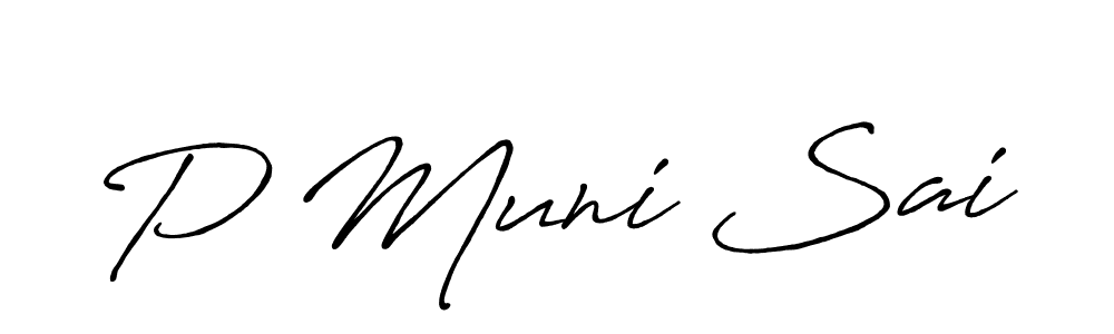 Here are the top 10 professional signature styles for the name P Muni Sai. These are the best autograph styles you can use for your name. P Muni Sai signature style 7 images and pictures png