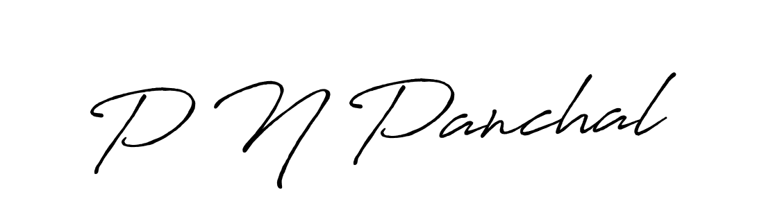 The best way (Antro_Vectra_Bolder) to make a short signature is to pick only two or three words in your name. The name P N Panchal include a total of six letters. For converting this name. P N Panchal signature style 7 images and pictures png