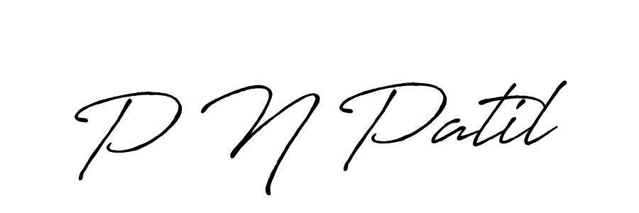 How to make P N Patil signature? Antro_Vectra_Bolder is a professional autograph style. Create handwritten signature for P N Patil name. P N Patil signature style 7 images and pictures png