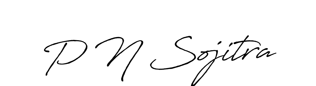 Use a signature maker to create a handwritten signature online. With this signature software, you can design (Antro_Vectra_Bolder) your own signature for name P N Sojitra. P N Sojitra signature style 7 images and pictures png