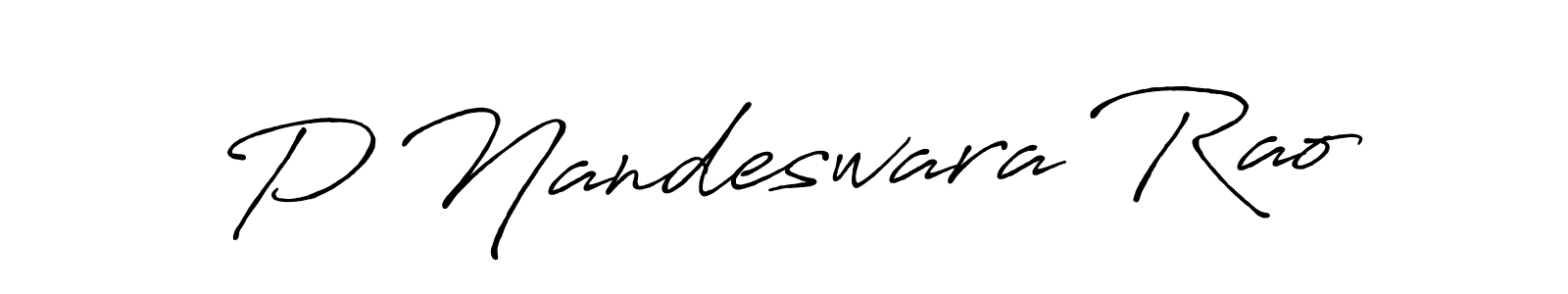 How to make P Nandeswara Rao signature? Antro_Vectra_Bolder is a professional autograph style. Create handwritten signature for P Nandeswara Rao name. P Nandeswara Rao signature style 7 images and pictures png