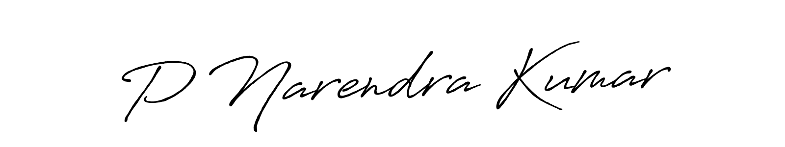 Also You can easily find your signature by using the search form. We will create P Narendra Kumar name handwritten signature images for you free of cost using Antro_Vectra_Bolder sign style. P Narendra Kumar signature style 7 images and pictures png