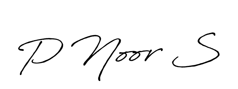 Make a beautiful signature design for name P Noor S. Use this online signature maker to create a handwritten signature for free. P Noor S signature style 7 images and pictures png