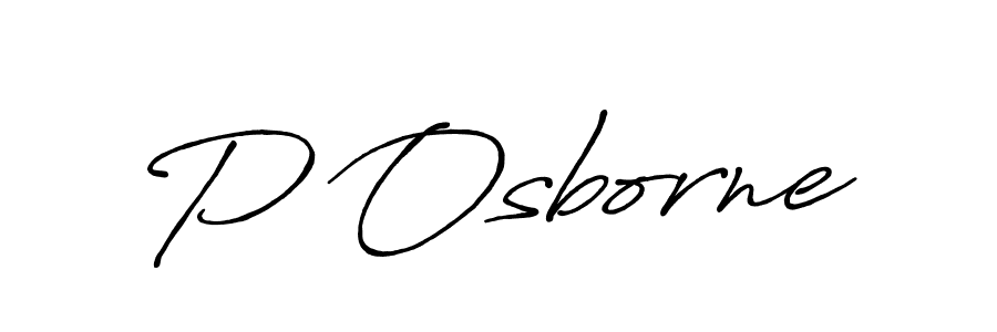 Best and Professional Signature Style for P Osborne. Antro_Vectra_Bolder Best Signature Style Collection. P Osborne signature style 7 images and pictures png