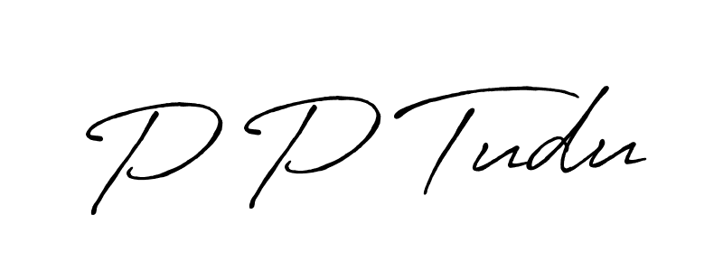 if you are searching for the best signature style for your name P P Tudu. so please give up your signature search. here we have designed multiple signature styles  using Antro_Vectra_Bolder. P P Tudu signature style 7 images and pictures png