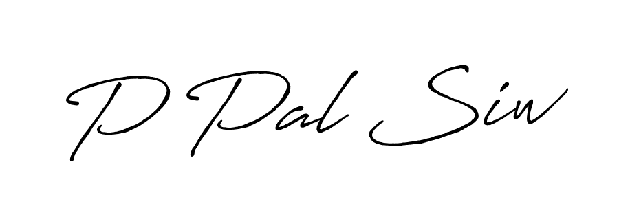 if you are searching for the best signature style for your name P Pal Siw. so please give up your signature search. here we have designed multiple signature styles  using Antro_Vectra_Bolder. P Pal Siw signature style 7 images and pictures png
