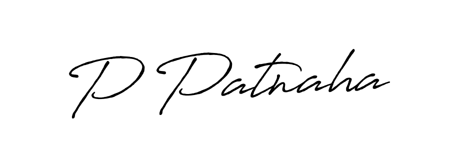 Design your own signature with our free online signature maker. With this signature software, you can create a handwritten (Antro_Vectra_Bolder) signature for name P Patnaha. P Patnaha signature style 7 images and pictures png