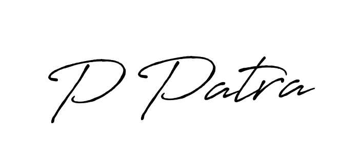 It looks lik you need a new signature style for name P Patra. Design unique handwritten (Antro_Vectra_Bolder) signature with our free signature maker in just a few clicks. P Patra signature style 7 images and pictures png