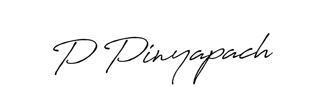 The best way (Antro_Vectra_Bolder) to make a short signature is to pick only two or three words in your name. The name P Pinyapach include a total of six letters. For converting this name. P Pinyapach signature style 7 images and pictures png