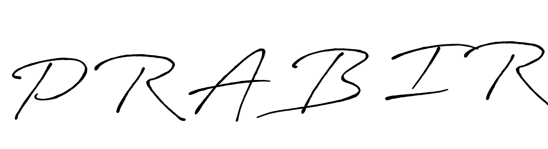 It looks lik you need a new signature style for name P R A B I R. Design unique handwritten (Antro_Vectra_Bolder) signature with our free signature maker in just a few clicks. P R A B I R signature style 7 images and pictures png