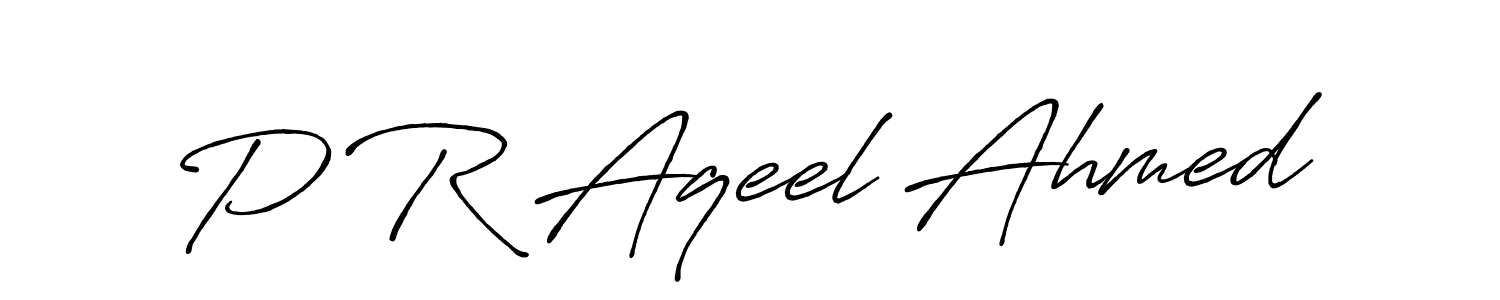 See photos of P R Aqeel Ahmed official signature by Spectra . Check more albums & portfolios. Read reviews & check more about Antro_Vectra_Bolder font. P R Aqeel Ahmed signature style 7 images and pictures png