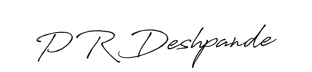 You can use this online signature creator to create a handwritten signature for the name P R Deshpande. This is the best online autograph maker. P R Deshpande signature style 7 images and pictures png