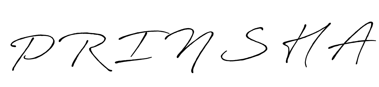 Once you've used our free online signature maker to create your best signature Antro_Vectra_Bolder style, it's time to enjoy all of the benefits that P R I N S H A name signing documents. P R I N S H A signature style 7 images and pictures png