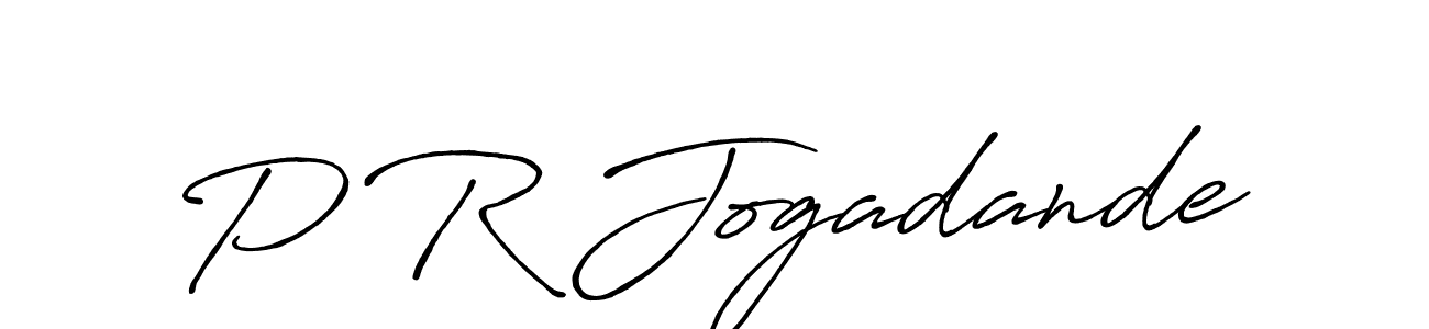 How to make P R Jogadande signature? Antro_Vectra_Bolder is a professional autograph style. Create handwritten signature for P R Jogadande name. P R Jogadande signature style 7 images and pictures png