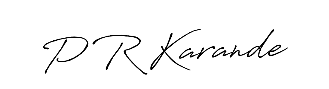 Best and Professional Signature Style for P R Karande. Antro_Vectra_Bolder Best Signature Style Collection. P R Karande signature style 7 images and pictures png