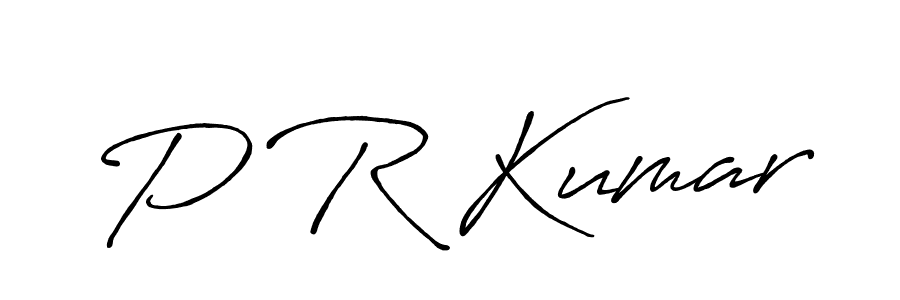 Design your own signature with our free online signature maker. With this signature software, you can create a handwritten (Antro_Vectra_Bolder) signature for name P R Kumar. P R Kumar signature style 7 images and pictures png