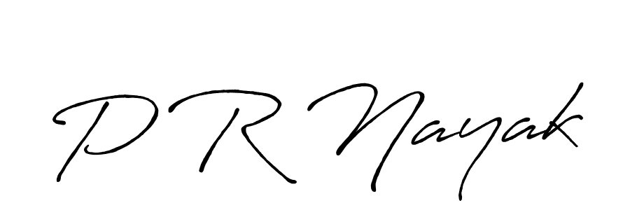 P R Nayak stylish signature style. Best Handwritten Sign (Antro_Vectra_Bolder) for my name. Handwritten Signature Collection Ideas for my name P R Nayak. P R Nayak signature style 7 images and pictures png