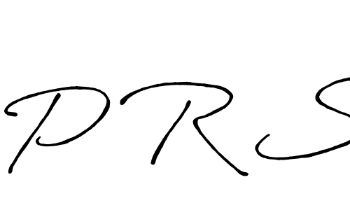 Use a signature maker to create a handwritten signature online. With this signature software, you can design (Antro_Vectra_Bolder) your own signature for name P R S. P R S signature style 7 images and pictures png