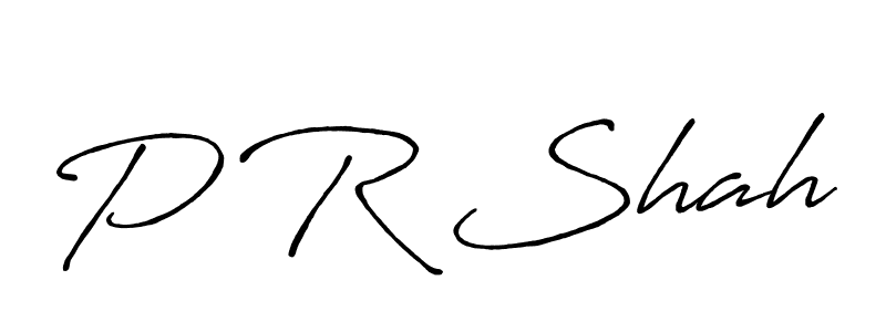 Use a signature maker to create a handwritten signature online. With this signature software, you can design (Antro_Vectra_Bolder) your own signature for name P R Shah. P R Shah signature style 7 images and pictures png