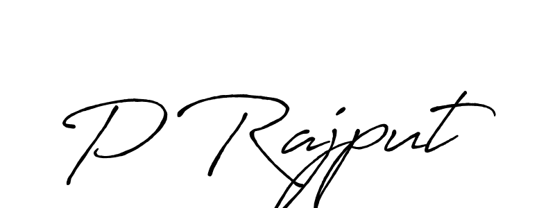 How to Draw P Rajput signature style? Antro_Vectra_Bolder is a latest design signature styles for name P Rajput. P Rajput signature style 7 images and pictures png