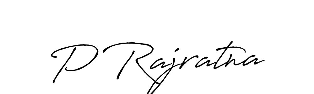Design your own signature with our free online signature maker. With this signature software, you can create a handwritten (Antro_Vectra_Bolder) signature for name P Rajratna. P Rajratna signature style 7 images and pictures png