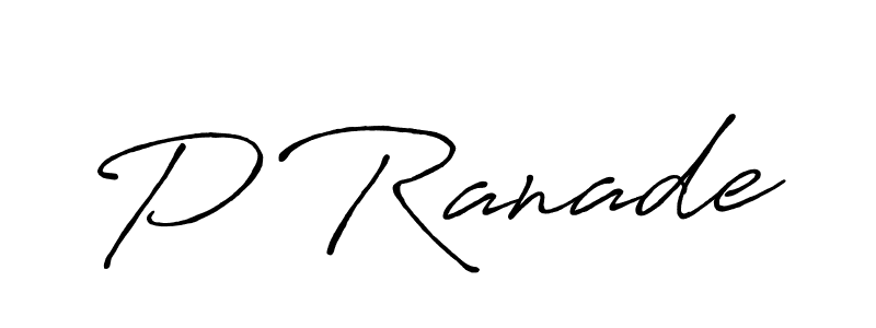 Use a signature maker to create a handwritten signature online. With this signature software, you can design (Antro_Vectra_Bolder) your own signature for name P Ranade. P Ranade signature style 7 images and pictures png