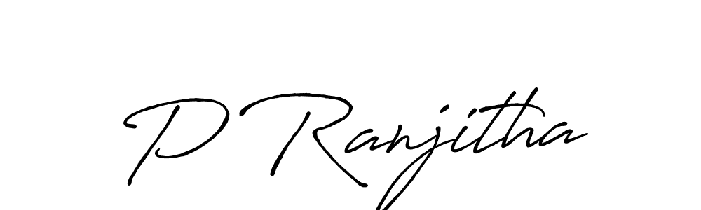 Similarly Antro_Vectra_Bolder is the best handwritten signature design. Signature creator online .You can use it as an online autograph creator for name P Ranjitha. P Ranjitha signature style 7 images and pictures png