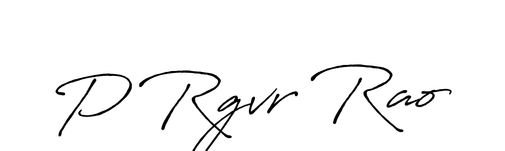 The best way (Antro_Vectra_Bolder) to make a short signature is to pick only two or three words in your name. The name P Rgvr Rao include a total of six letters. For converting this name. P Rgvr Rao signature style 7 images and pictures png