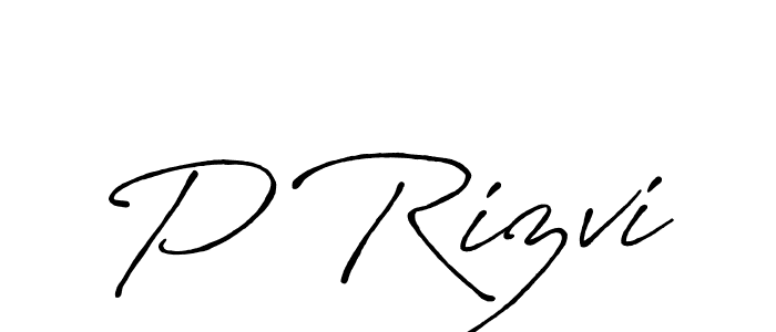 Also You can easily find your signature by using the search form. We will create P Rizvi name handwritten signature images for you free of cost using Antro_Vectra_Bolder sign style. P Rizvi signature style 7 images and pictures png