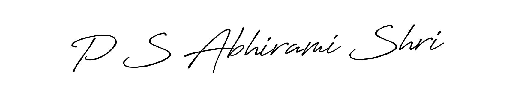 See photos of P S Abhirami Shri official signature by Spectra . Check more albums & portfolios. Read reviews & check more about Antro_Vectra_Bolder font. P S Abhirami Shri signature style 7 images and pictures png