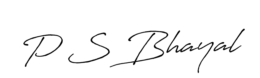 Make a beautiful signature design for name P S Bhayal. Use this online signature maker to create a handwritten signature for free. P S Bhayal signature style 7 images and pictures png