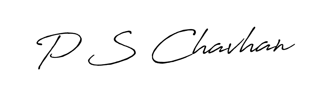 Make a beautiful signature design for name P S Chavhan. With this signature (Antro_Vectra_Bolder) style, you can create a handwritten signature for free. P S Chavhan signature style 7 images and pictures png