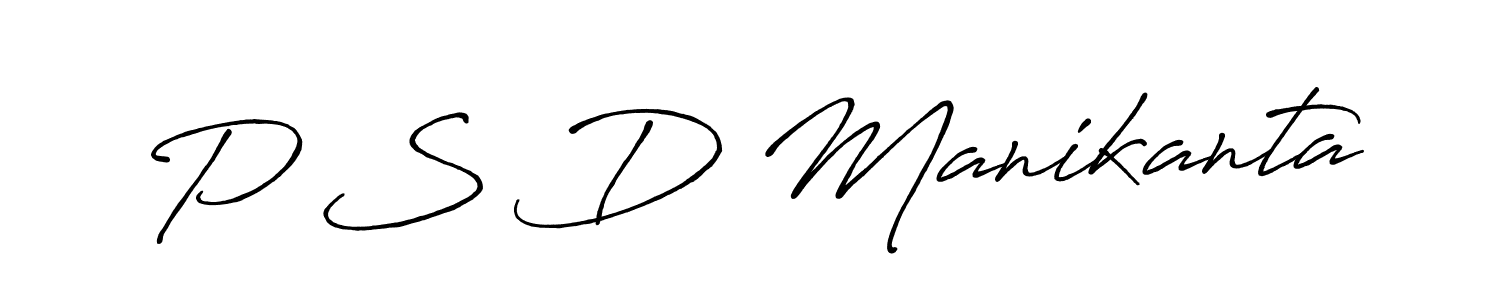 Antro_Vectra_Bolder is a professional signature style that is perfect for those who want to add a touch of class to their signature. It is also a great choice for those who want to make their signature more unique. Get P S D Manikanta name to fancy signature for free. P S D Manikanta signature style 7 images and pictures png