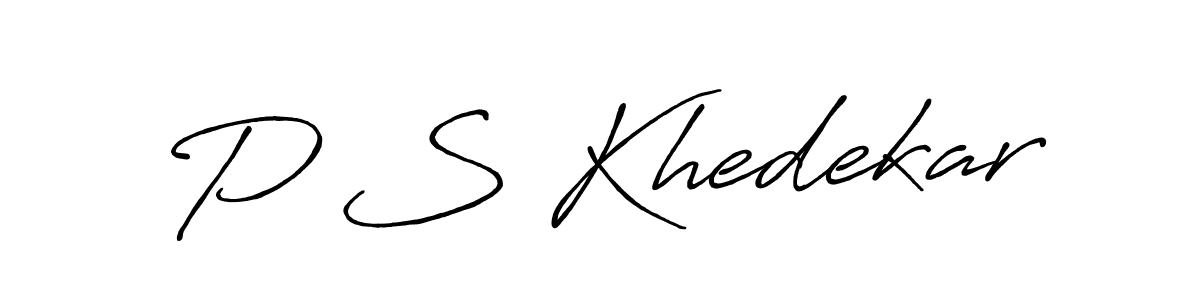 Make a short P S Khedekar signature style. Manage your documents anywhere anytime using Antro_Vectra_Bolder. Create and add eSignatures, submit forms, share and send files easily. P S Khedekar signature style 7 images and pictures png