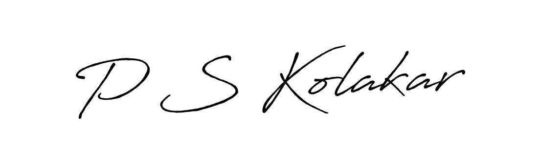 Here are the top 10 professional signature styles for the name P S Kolakar. These are the best autograph styles you can use for your name. P S Kolakar signature style 7 images and pictures png