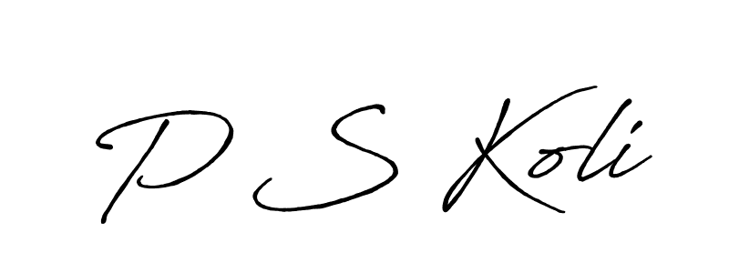 Make a beautiful signature design for name P S Koli. Use this online signature maker to create a handwritten signature for free. P S Koli signature style 7 images and pictures png