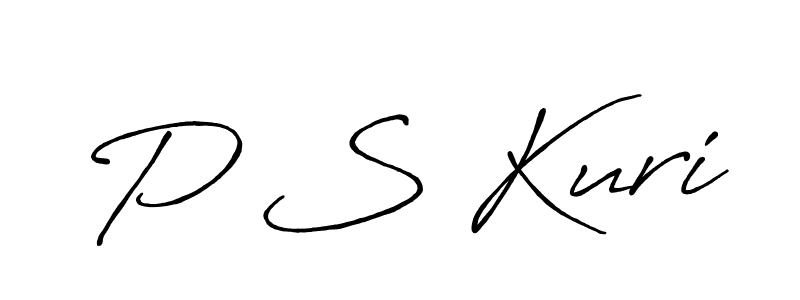How to Draw P S Kuri signature style? Antro_Vectra_Bolder is a latest design signature styles for name P S Kuri. P S Kuri signature style 7 images and pictures png